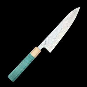 SUS440C Gyuto 180mm, Turquoise Handle